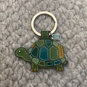 Coach Turtle Keychain